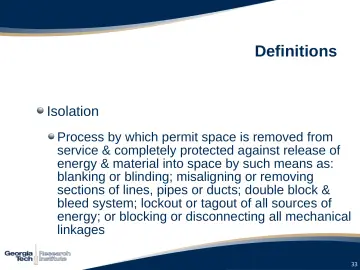 Slide 33: Definitions