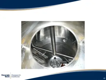 Slide 45: Mechanical Hazards Agitator Blades