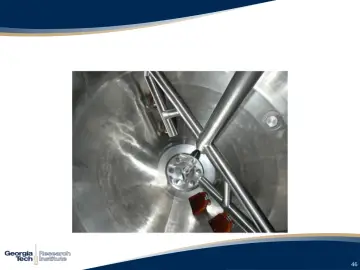 Slide 46: Mechanical Hazards Agitator B lades