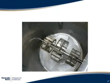 Slide 47: Mechanical Hazards Agitator Blades