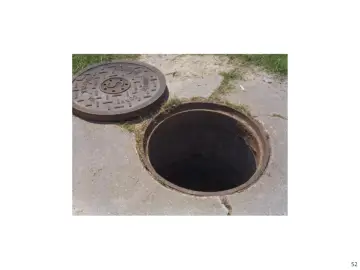 Slide 52: Manhole Cover With No Sign