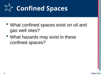 Slide 3: Confined Spaces