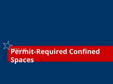 Slide 8: Permit-Required Confined Spaces