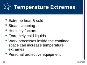 Slide 23: Temperature Extremes