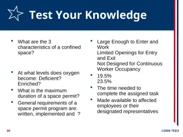 Slide 60: Test Your Knowledge