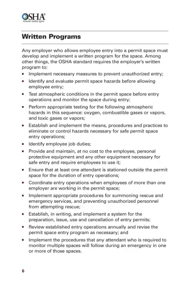 Page 8: Written Programs