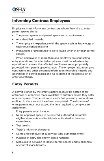 Page 10: Informing Contract Employees