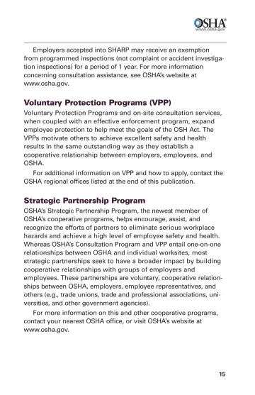 Page 17: Voluntary Protection Programs (VPP)