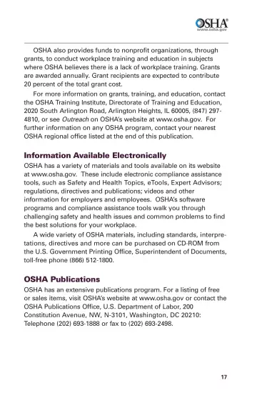 Page 19: Information Available Electronically