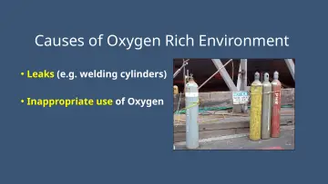 Slide 37: Causes of Oxygen Rich Environment