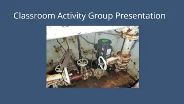 Slide 38: Classroom Activity Group Presentation