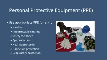 Slide 63: Personal Protective Equipment (PPE)