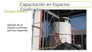 Slide 9: Capacitación en Espacios Confinados