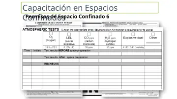 Slide 35: Capacitación en Espacios