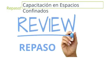 Slide 38: Capacitación en Espacios Repaso!