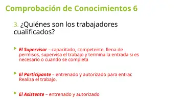 Slide 44: Comprobación de Conocimientos 6