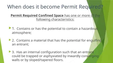 Slide 8: When does it become Permit Required?