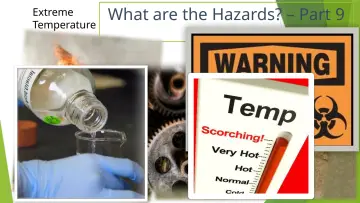 Slide 20: What are the Hazards? – Part 9