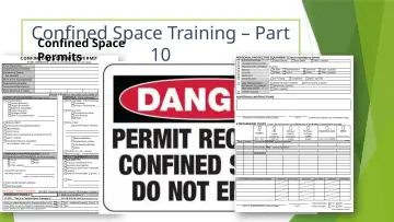 Slide 32: Confined Space Training Part