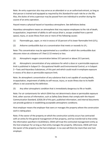 Page 51: Note. An entry supervisor also may serve as an attendant or as an authorized entrant, as…