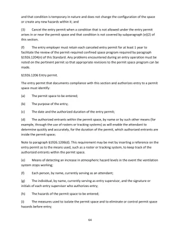 Page 64: and that condition is temporary in nature and does not change the configuration of the…