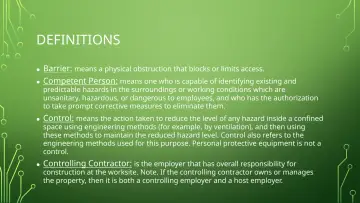 Slide 9: DEFINITIONS