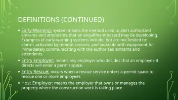 Slide 10: DEFINITIONS (CONTINUED)