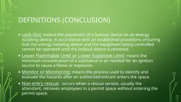 Slide 12: DEFINITIONS (CONCLUSION)