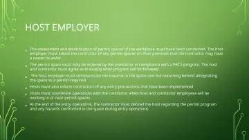 Slide 23: HOST EMPLOYER