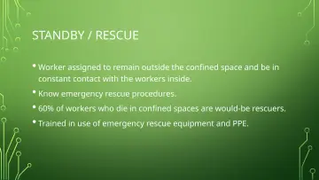 Slide 43: STANDBY / RESCUE