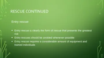Slide 45: RESCUE CONTINUED