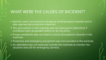 Slide 49: WHAT WERE THE CAUSES OF INCIDENT?