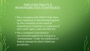 Slide 56: EMPLOYEE RIGHTS &