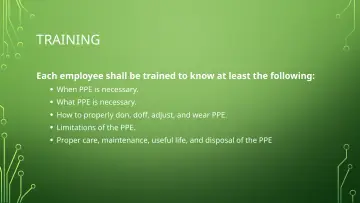 Slide 4: TRAINING