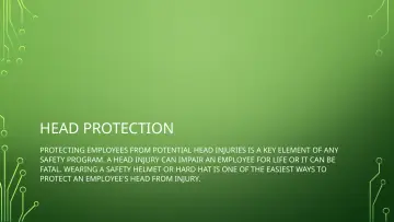 Slide 14: HEAD PROTECTION