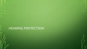 Slide 36: HEARING PROTECTION