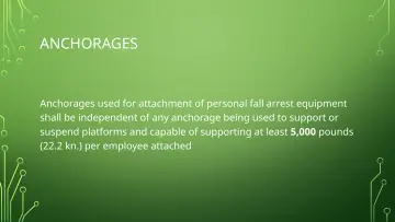 Slide 52: ANCHORAGES