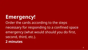 Slide 4: Emergency!