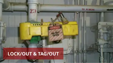 Slide 64: LOCK/OUT & TAG/OUT