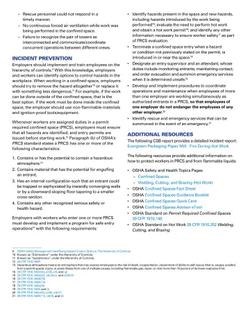 Page 2: INCIDENT PREVENTION