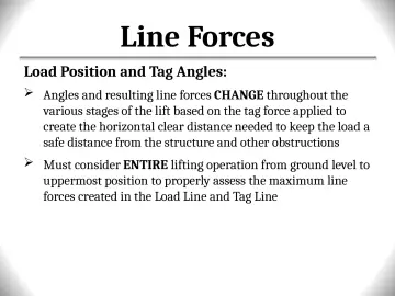 Slide 126: Line Forces