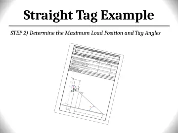Slide 143: Straight Tag Example
