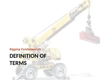 Slide 13: Rigging Fundamentals