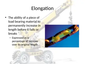 Slide 20: Elongation