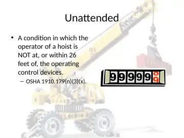 Slide 28: Unattended