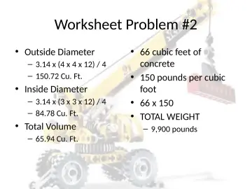 Slide 41: Worksheet Problem #2