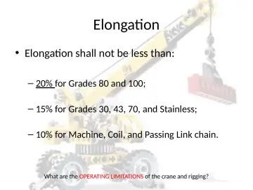 Slide 60: Elongation