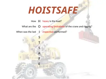 Slide 77: HOISTSAFE