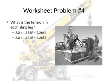 Slide 95: Worksheet Problem #4