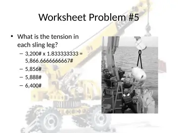 Slide 99: Worksheet Problem #5